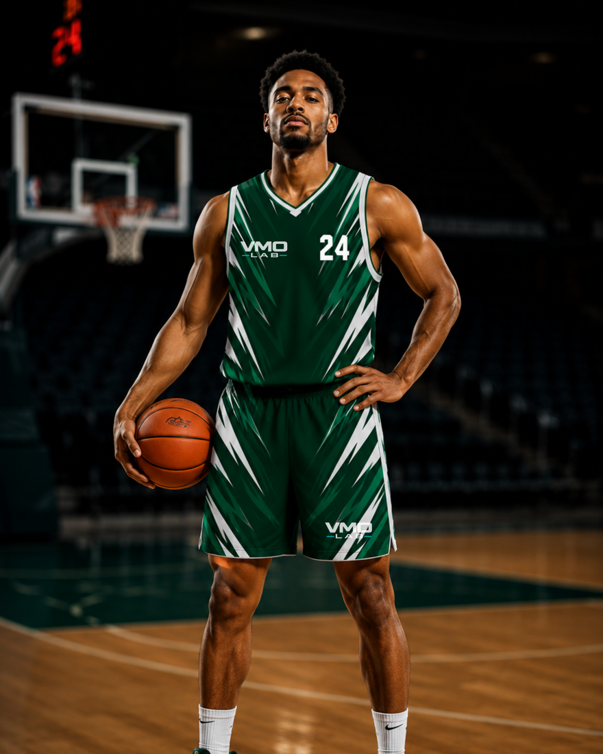 Uniforme Basketball Modelo Esmeralda